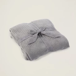 COZYCHIC LITE RIBBED THROW - PEWTER