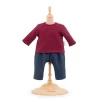 Corolle STRIPED T-SHIRT AND PANT SET FOR 14 INCH DOLL