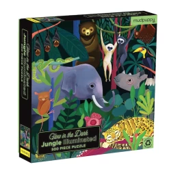 JUNGLE ILLUMINATED 500 PIECE GLOW IN THE DARK PUZZLE