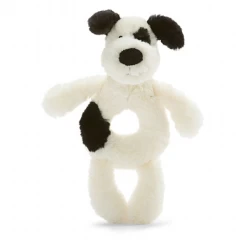 JELLYCAT IF I WERE A PUPPY BOARD BOOK -Kind Buurt jellycat bashful black and cream puppy ring rattle 1
