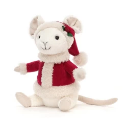 JELLYCAT MERRY MOUSE CANDY CANE -Kind Buurt jellycat merry mouse