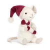 JELLYCAT MERRY MOUSE CANDY CANE