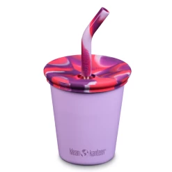 Klean Kanteen KIDS CUP 10oz WITH KIDS STRAW IN CROCUS PETAL
