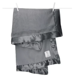 LITTLE GIRAFFE LUXE CHARCOAL BABY BLANKET