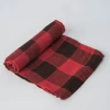 Little Unicorn RED PLAID COTTON MUSLIN SINGLE SWADDLE