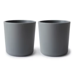 Mushie DINNERWARE CUP SET OF 2 - SMOKE