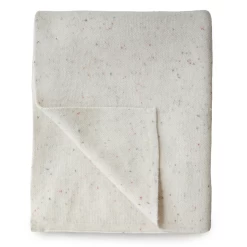 Mushie KNITTED CONFETTI BABY BLANKET - IVORY