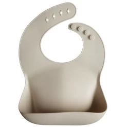 Mushie SILICONE BABY BIB-SHIFTING SAND
