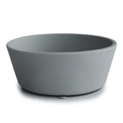 Mushie SILICONE SUCTION BOWL-STONE
