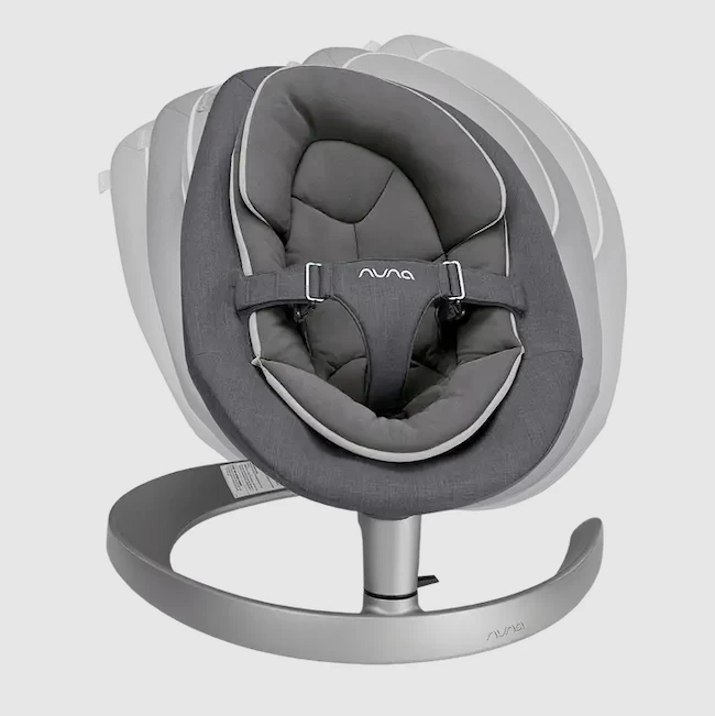 LEAF GROW BABY SEAT AND ROCKER IN GRANITE 2 LEAF GROW BABY SEAT AND ROCKER IN GRANITE - Afbeelding 2