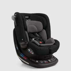 NUNA REVV ROTATING CONVERTIBLE CAR SEAT - THE NEW 360 SEAT IN CAVIAR
