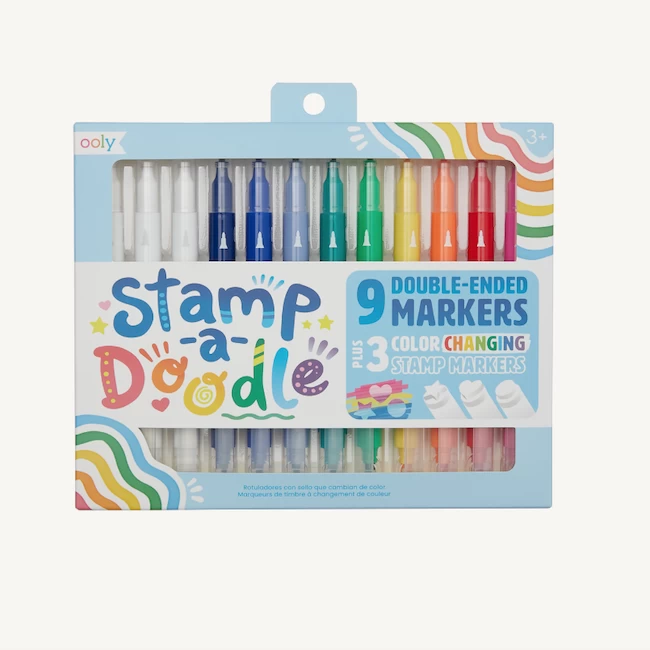 Ooly STAMP-A-DOODLE DOUBLE ENDED MARKERS 1 Ooly STAMP-A-DOODLE DOUBLE ENDED MARKERS