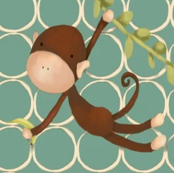 HANGING MONKEY 10X10