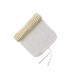 STRIPED BURP CLOTH IN STRIPES AWAY