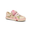 KRISTIN BEIGE FLORAL SNEAKER