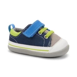 STEVIE II INFANT FIRST WALKER SHOES IN BLUE/MULTI