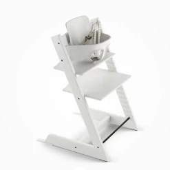 Stokke TRIPP TRAPP BUNDLE HIGH CHAIR WHITE