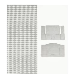 Stokke TRIPP TRAPP HIGH CHAIR COMPLETE NATURAL WITH NORDIC GREY CUSHION AND TRAY 5 Stokke TRIPP TRAPP HIGH CHAIR COMPLETE NATURAL WITH NORDIC GREY CUSHION AND TRAY -Kind Buurt stokke tripp trapp high chair complete natural wit 2