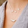 BABY BIRD NECKLACE 17” STERLING SILVER NECKLACE