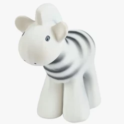 Tikiri ZEBRA -NATURAL ORGANIC RUBBER TEETHER, RATTLE AND BATH TOY