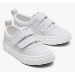 FENIX DOUBLE STRAP CANVAS SNEAKER IN LUNAR GREY