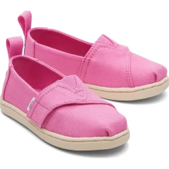 PINK TINY ALPARGATA CANVAS SHOES